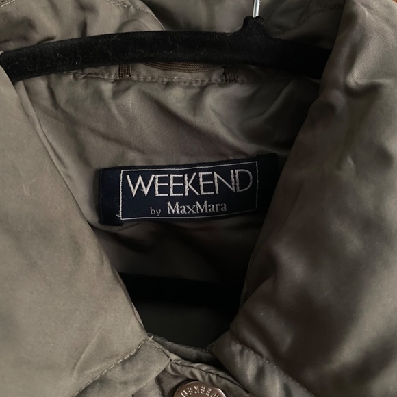 MaxMara Olive Green Puffer Jacket - Picture 5 of 6